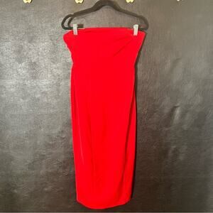 BB Dakota RSVP Red Strapless Dress Size‎ 0